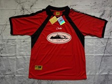 Corteiz red and black football