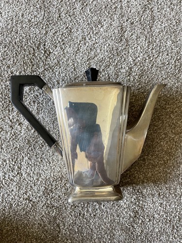 Art deco silver played coffee - deco,