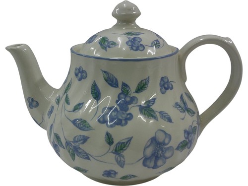 Vintage floral design - floral, teapot