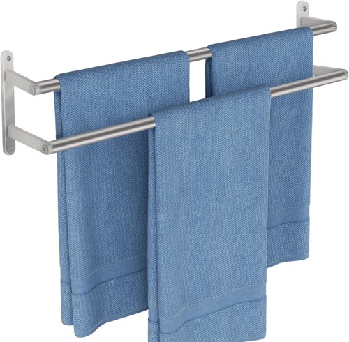 Double towel rail - double, wall
