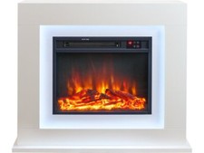 Sureflame Salisbury Electric Fireplace Suite in Pure White, 32 Inch 11003