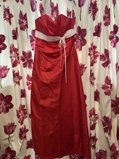 red prom dress size 16