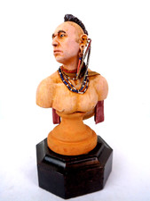 Poste Militaire Pawneee Indian Bust 1/10 Scale Metal Kit Figure Painted
