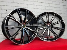 4X 22" ABT style Black polished 5X112 alloy wheels for Audi A5 A6 A7 Q5 Q7 etron