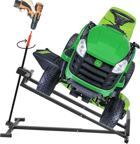 Folding ride lawn mower - folding,