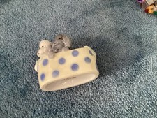 Vintage Nao by Lladro Poodle Puppy Dogs in a Basket Figure
