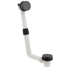 Black anthracite Vado Bath Waste and Overflow filler IND-81389 RO BLK