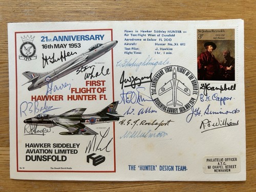 Multi signed hawker - hawker, f1