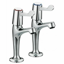 Pair chrome lever type - pair, of
