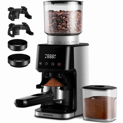 Conical burr coffee grinder - burr,