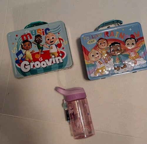 Cocomelon metal lunchbox lot - lunchbox, 2
