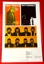 Ian Dury New Boots And Panties/Do It Yourself Poster Art PICTURE / PRINT 11"x 7"