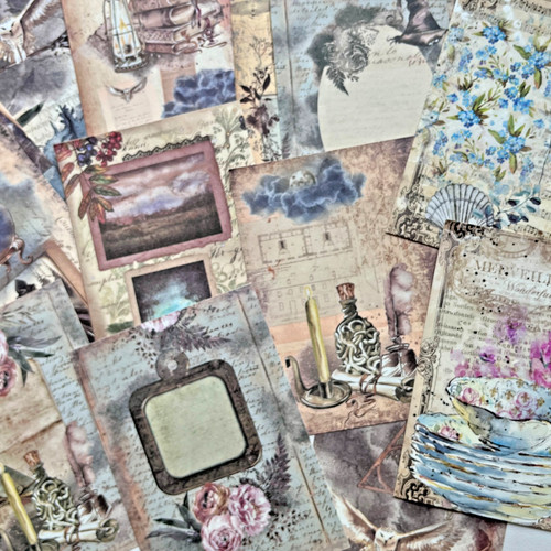 Vintage junk journal scrapbook - journal,