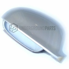VW GOLF MK5 REFLEX SILVER RIGHT DRIVERS SIDE DOOR WING MIRROR COVER HOUSING CAP