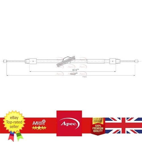 Hand brake cable for - brake,