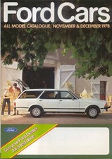 Ford Cars Nov-Dec 1978 Escort