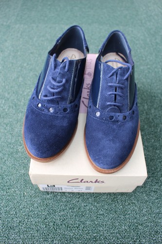 Clarks taylor skies blue suede - blue,