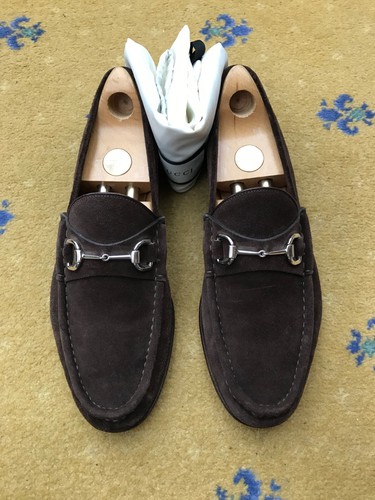 Gucci loafers shoes suede - shoes,