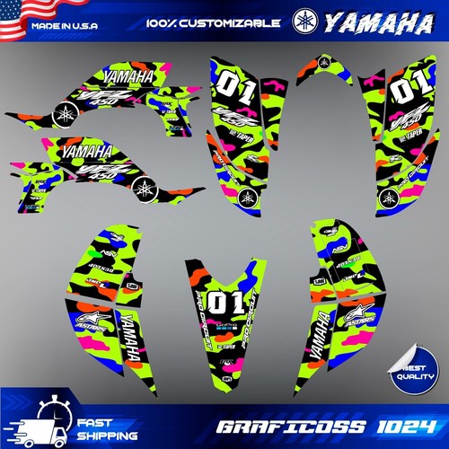Yamaha yfz 450 graphics kit - yamaha,