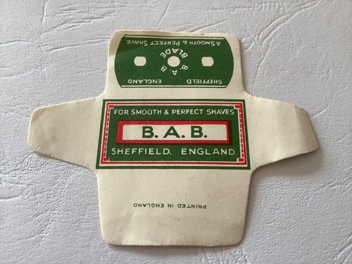 Vintage shaving wrapper b - vintage,