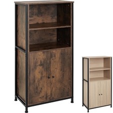 Display Cabinet Doncaster - open shelving, 2 cupboards, adjustable shelves