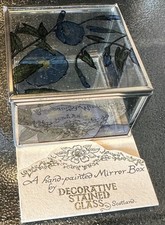 Vintage Glass & Brass trinket