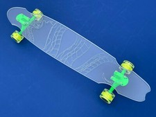 GHOST Longboard USA Exclusive Custom Acrylic Deck LED Wheels Skateboard Viper