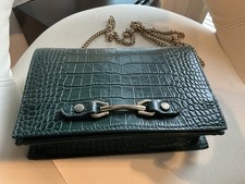 Green Leather Crossbody Bag By L K Bennett