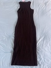 Women’s XS Primark long black maxi dress body con dress