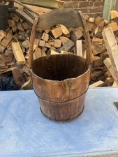 Antique Wooden Well Bucket