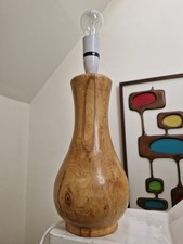 Vintage Wood Lamp Mid Century Retro MCM