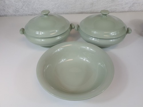 Spode flemish green lidded - 2,