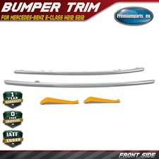 Front chrome bumper trim - 2x,