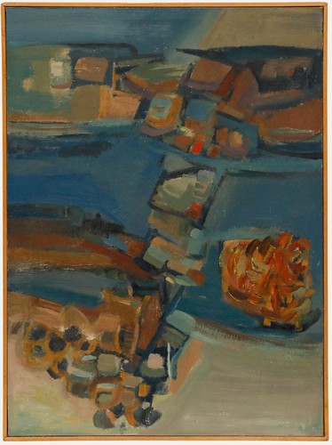 Framed 20th century oil - century,