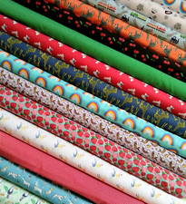 2M Poly Cotton print fabric ALL PRINTS Roll End Remnants