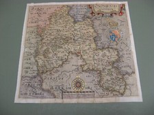 100% ORIGINAL  OXFORDSHIRE MAP