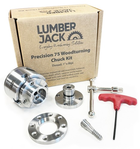 Lathe chuck set 75mm - chuck, 4