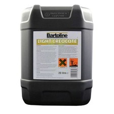 20L CREOCOTE OIL BASED TIMBER TREATMENT DARK/LIGHT BROWN 20 LITRE BARTOLINE