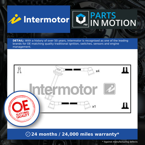 Leads ignition cables set - leads,