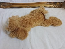 Animal Alley  Scruffy Floppy Dog Tan  Brown & White 