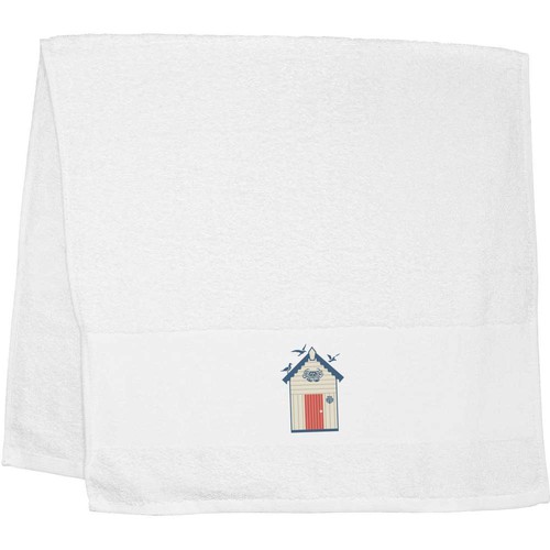 Beach hut with sea - hut,