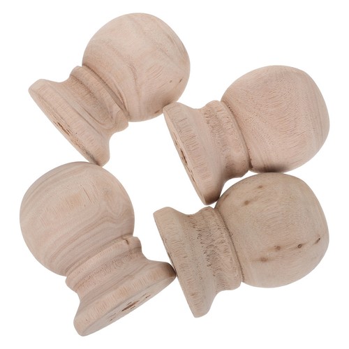 Pcs unfinished wood - unfinished, finials