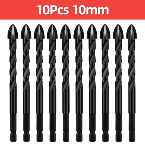 Cross hex drill - drill, bit