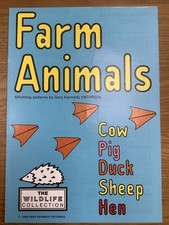 Gary Kennedy 5 Intarsia Farm Animal Jumper Knitting Pattern Booklet