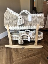 Crochet Moses Basket Set | Made-to-order 