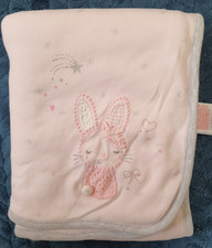 Mothercare pink jersey blanket