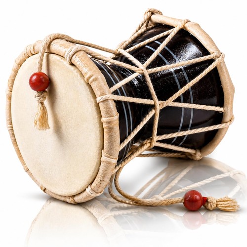 Indian damru hand - damru, drum,