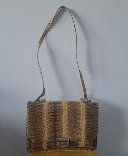 Vintage snakeskin leather - vintage,
