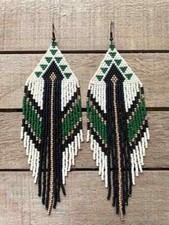 Tribal Earrings Native Large