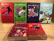 David Walliams Books Bundle X 6 (4 Hardback 2 Paperback) Kids Reading Stories